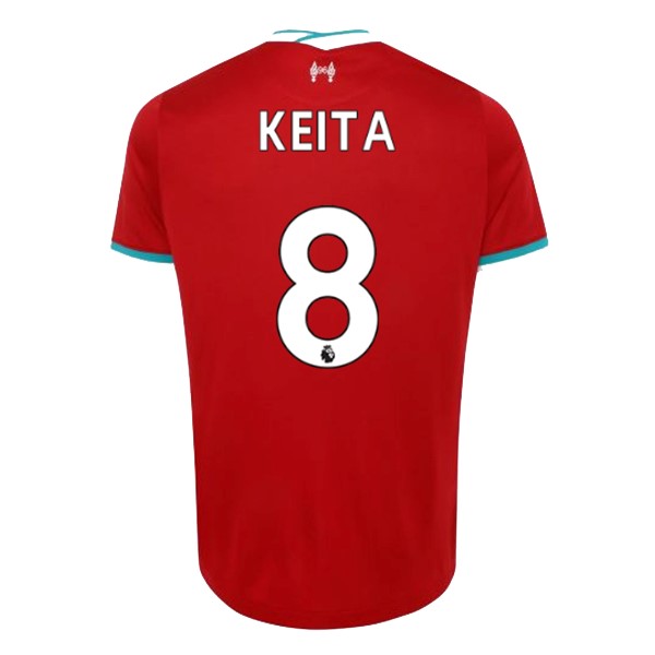 Camiseta Liverpool NO.8 Keita 1ª 2020 2021 Rojo